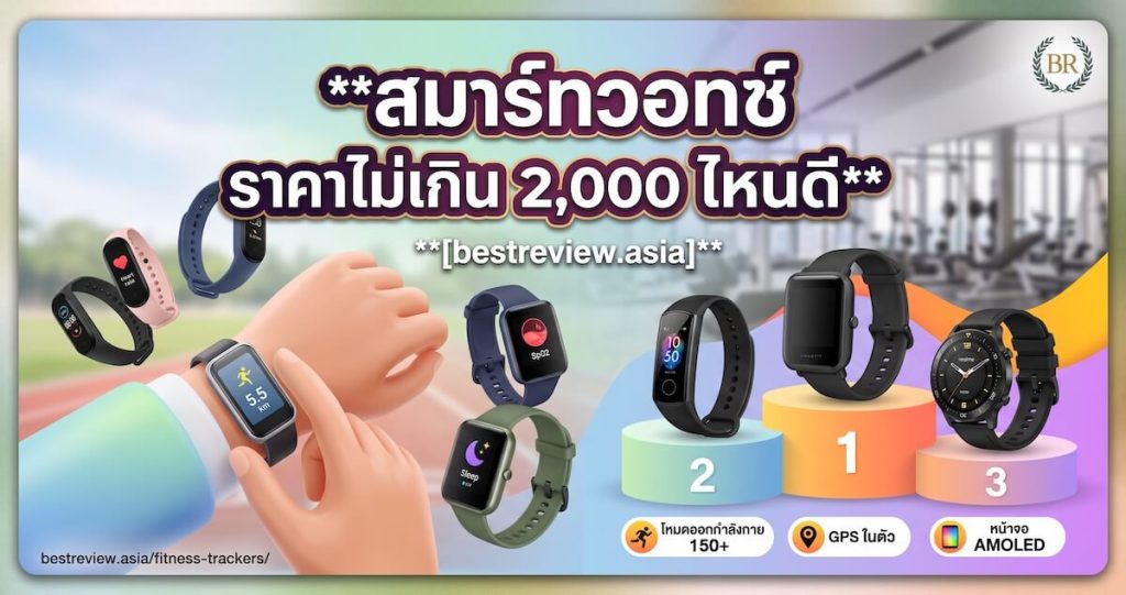 สมาร์ทวอทช์ ราคาไม่เกิน 2,000 บาท