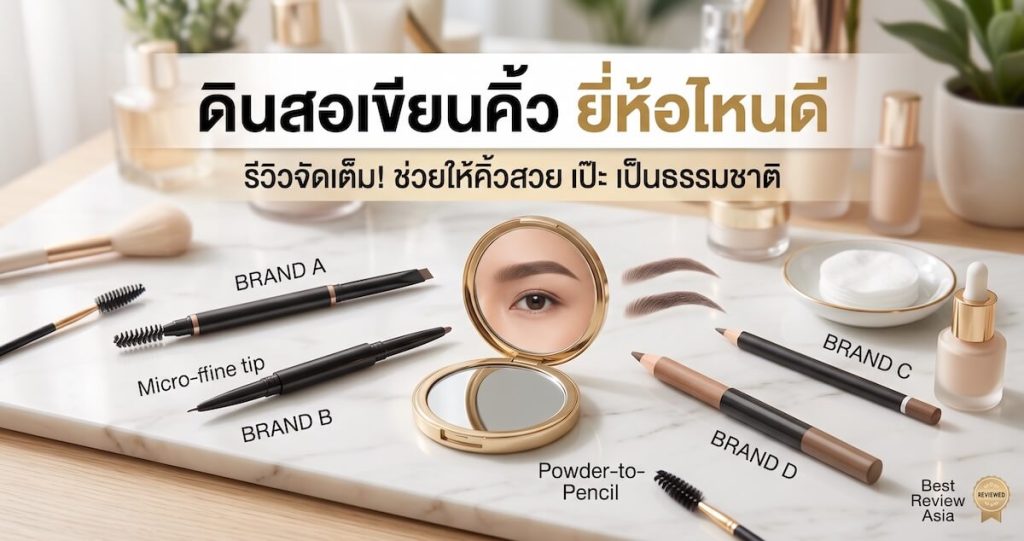 ดินสอเขียนคิ้ว ยี่ห้อไหนดี