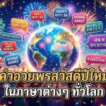 คำอวยพรสวัสดีปีใหม่ ในภาษาต่างๆ ทั่วโลก