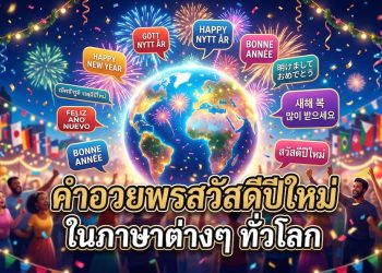 คำอวยพรสวัสดีปีใหม่ ในภาษาต่างๆ ทั่วโลก