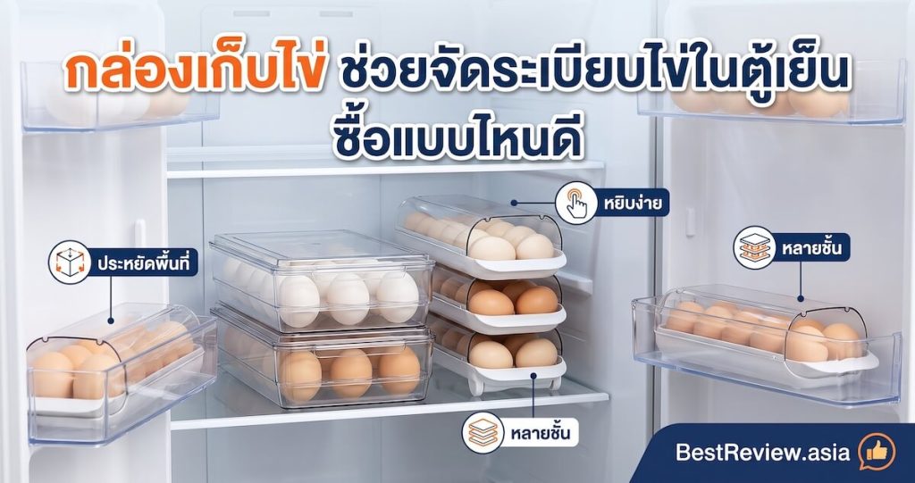 กล่องเก็บไข่ ซื้อแบบไหนดี