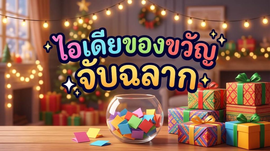 ไอเดียของขวัญจับฉลากปีใหม่