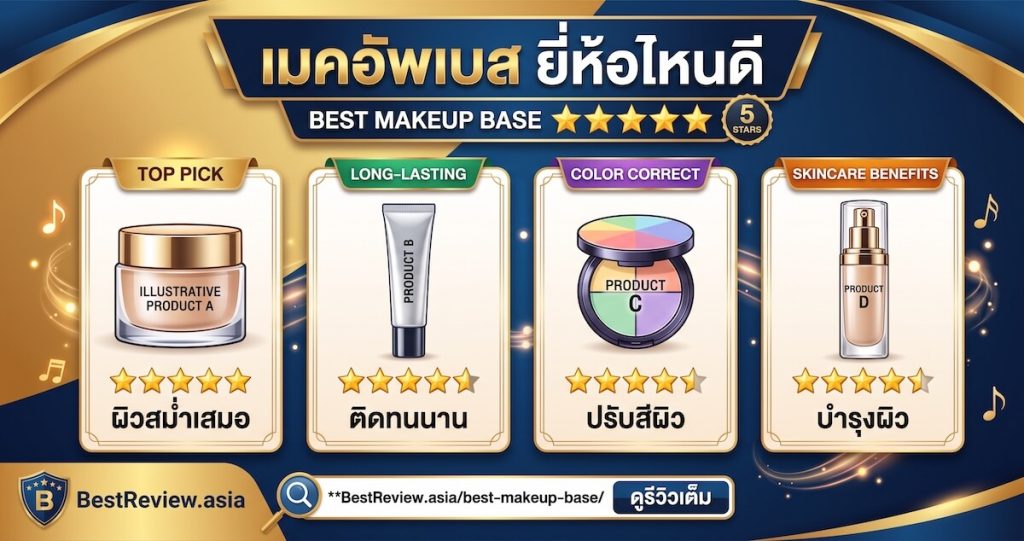 เมคอัพเบส ยี่ห้อไหนดี
