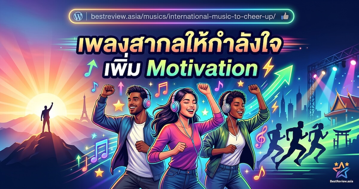 เพลงสากลให้กำลังใจ เพิ่ม Motivation